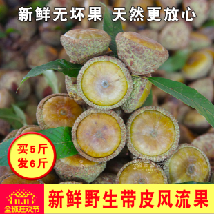 新果 野生风流果500g带皮果广西直发石头果滋补泡酒料厚鳞男补