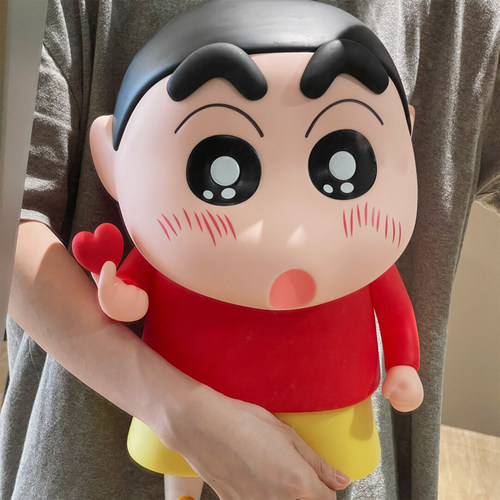 比心蜡笔小新手办现货动漫周边
