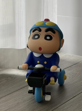 阿呆蜡笔小新潮玩手办可爱动漫周边桌面摆件生日礼物