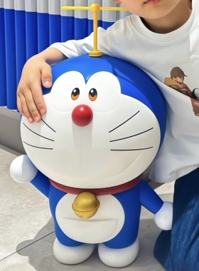 大号哆啦A梦机器猫手办模型摆件玩具公仔玩偶生日礼物送男生女生