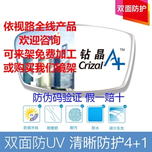 1.61.67 1.74 防蓝光防护膜A 爱赞 依视路眼镜片1.56