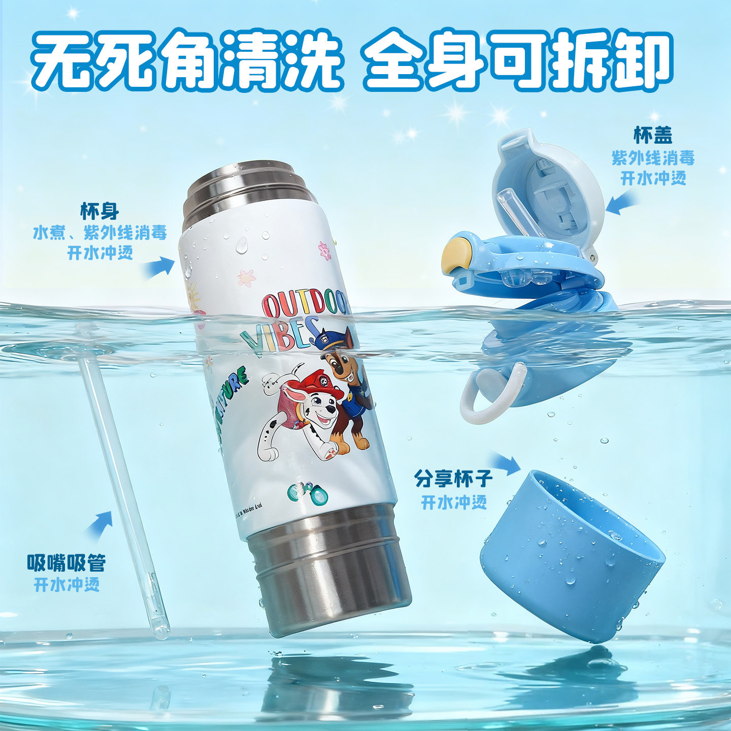 新款上学专用大容量高颜值汪汪队