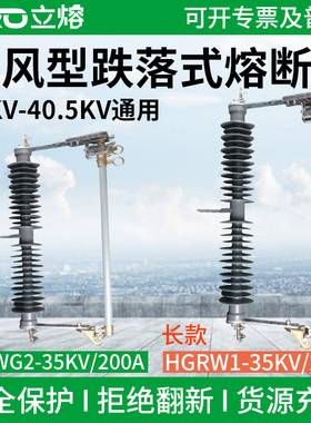 防风型跌落式熔断器HGRW1-35/200A户外风电场用HPRWG2-35-40.5KV