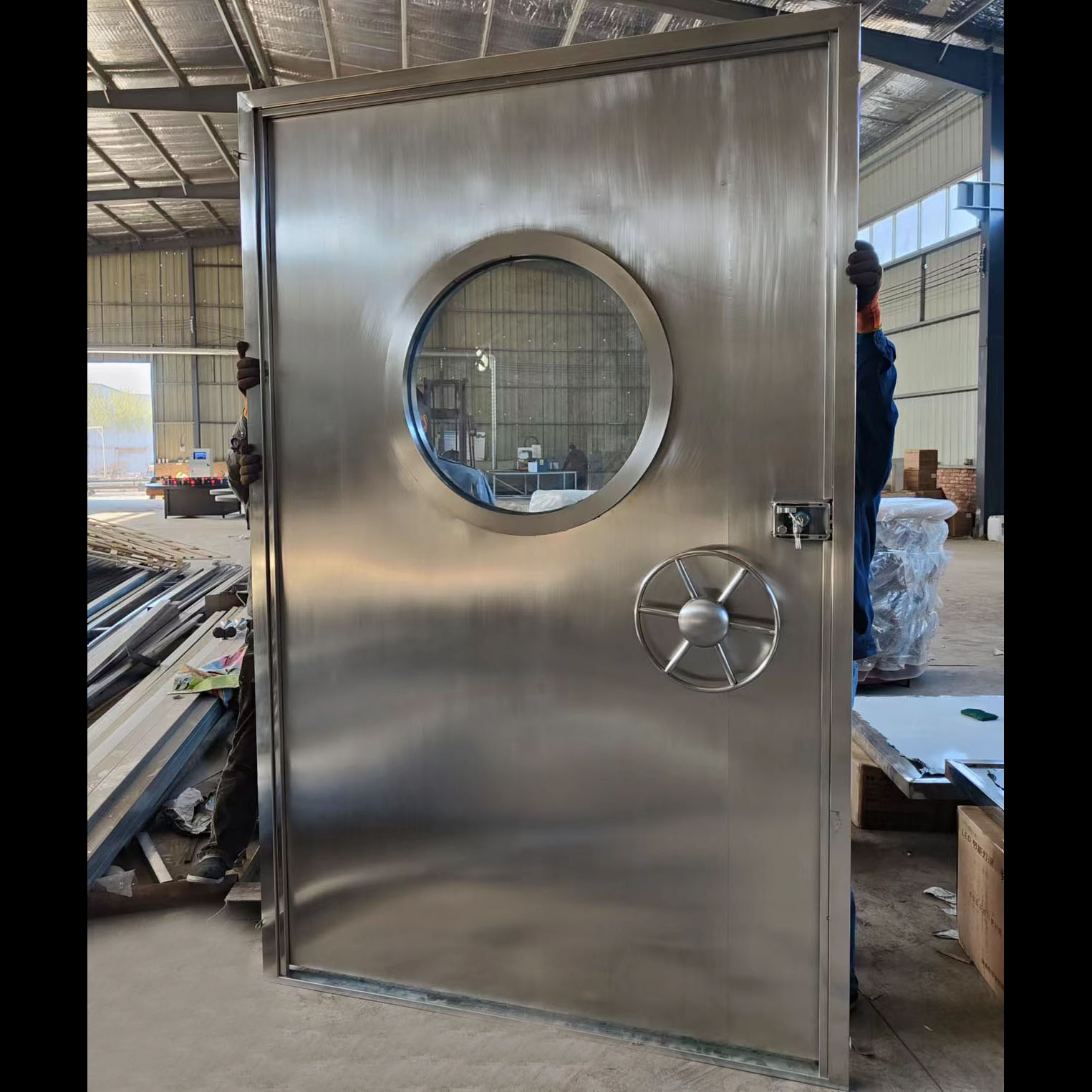 工业风纯手工入户门创意复古怀旧铁艺庭院门厨房门卧室门来图定制