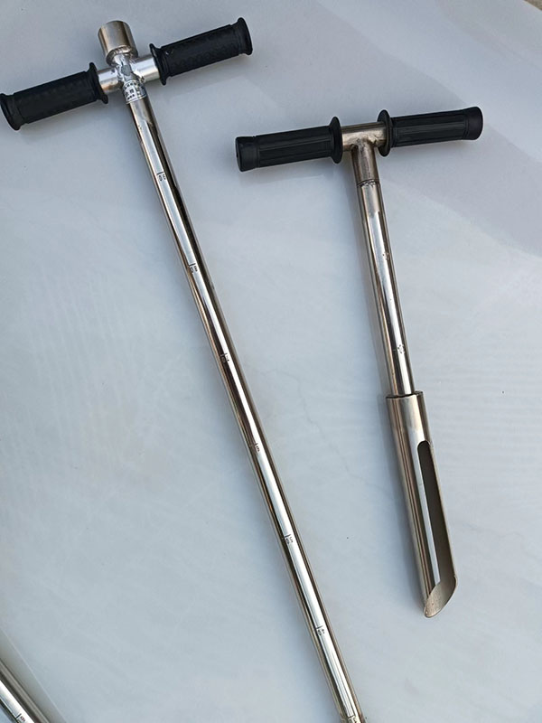 土壤取土器 304不锈钢采样器 取样器 取土钻  土钻 可加杆 1米