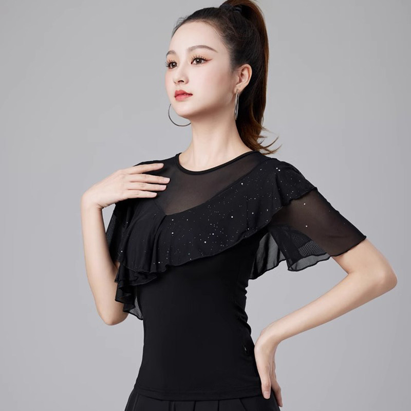 2026新款拉丁舞上衣女
