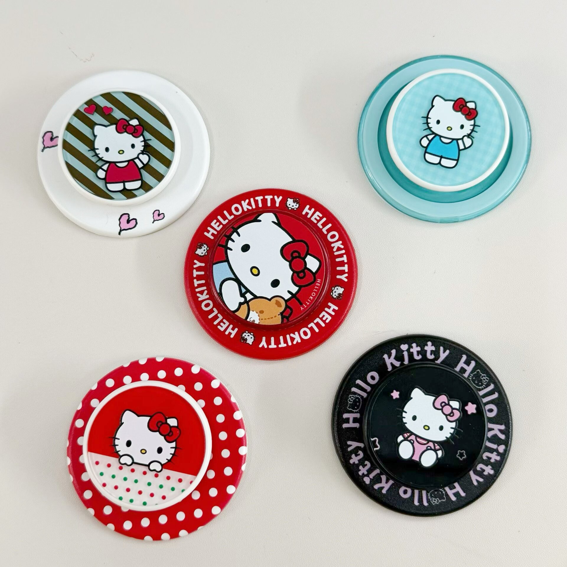泡泡骚kitty通用手机气囊支架啪嗒磁吸支架可伸缩适配popsockets图片