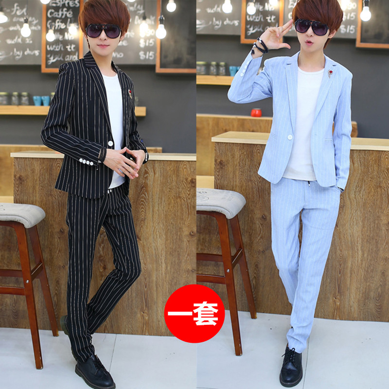 Costume homme en coton pour automne - Ref 1549723 Image 1