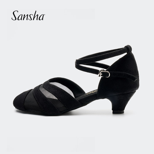 sansha/三沙拉丁舞鞋软底女