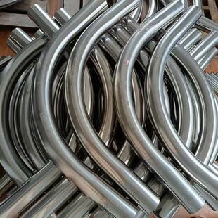 不锈钢弯管90度弯头供料系统管道配件弧形弯管来图可定制