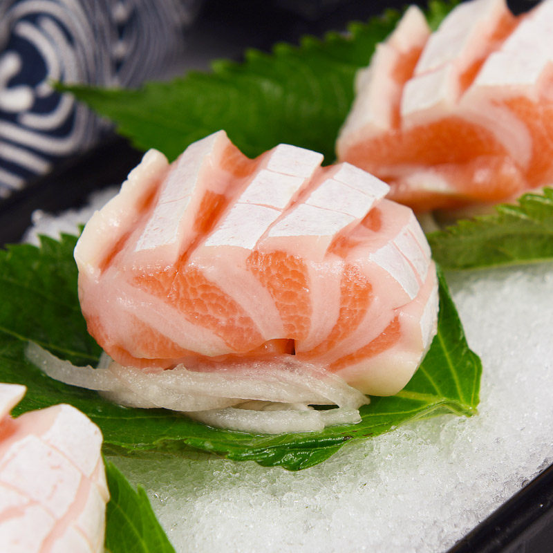 聚福鲜 挪威进口冰鲜三文鱼鱼腩250g 寿司海鲜刺身拼盘冰鲜生鱼片在类目 水产肉类/新鲜蔬果/熟食, 海鲜/水产品/制品, 海鲜鱼类, 三文鱼中 - 来自Buy2taobao.com提供专业的淘宝代购服务