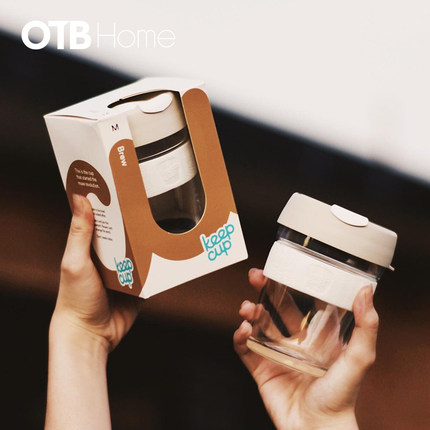 Keepcup咖啡杯外带便携随手随行杯塑料水杯杯子ins风可爱少圣诞