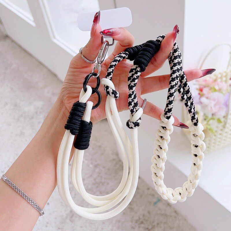 韩系手机挂绳斜跨可背链条挂脖背带登山旅游手提吊绳电话带子背绳