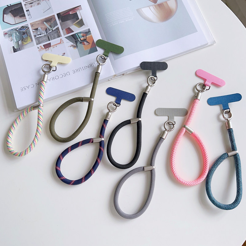 手机挂绳可调节户外防丢电话带子手机壳垫片挂链手腕绳钥匙扣挂件