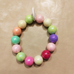 韩系少女心手机挂绳短款链条珠饰防丢ccd相机diy手工耳机吊绳链子