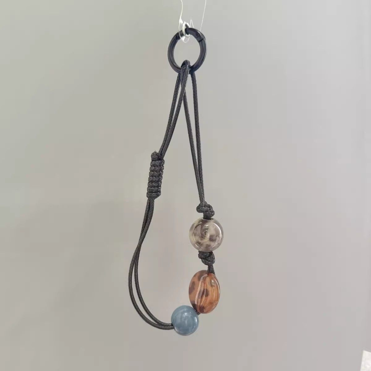 短款手工钥匙扣手机挂绳半成品链条编织网红DIY手机链配件挂件ccd