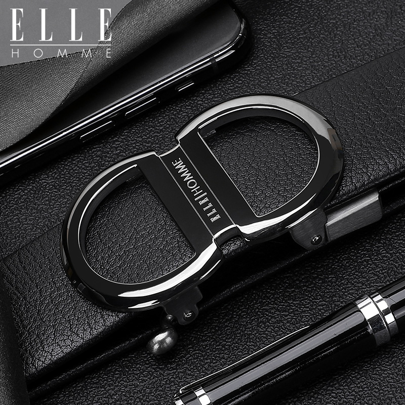 ：ELLEHOMME真皮自动扣皮带