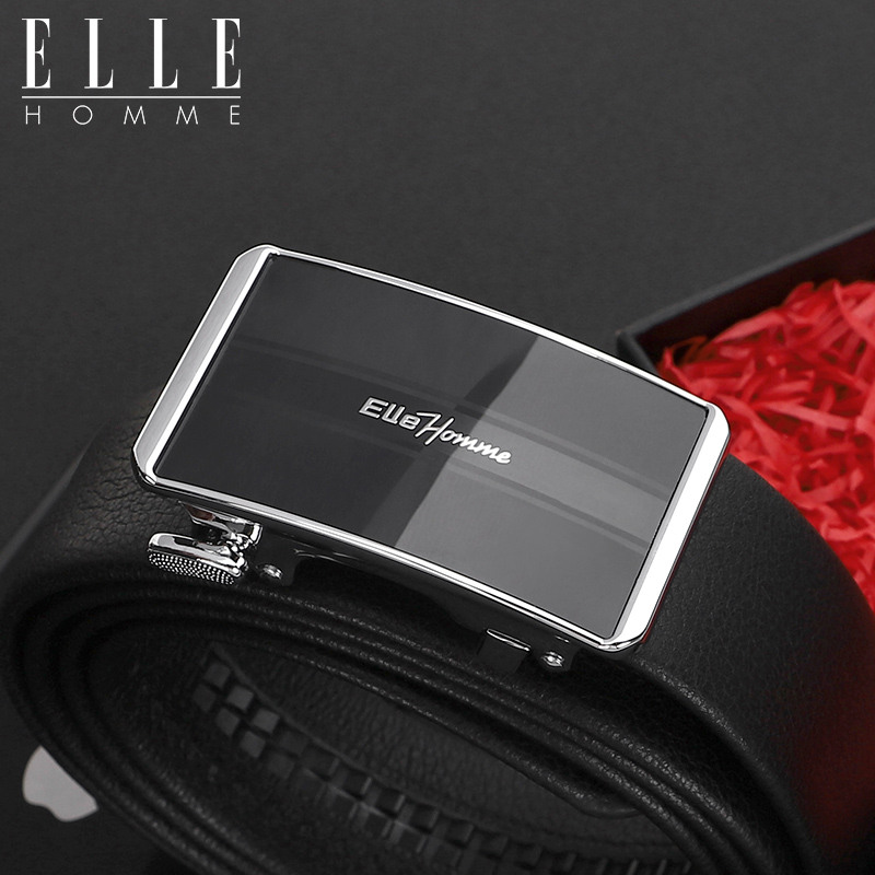 ELLEHOMME新款真皮男士腰带