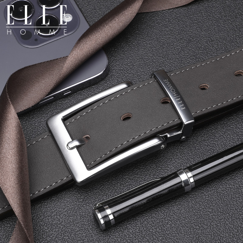ellehomme真皮时尚品牌腰带