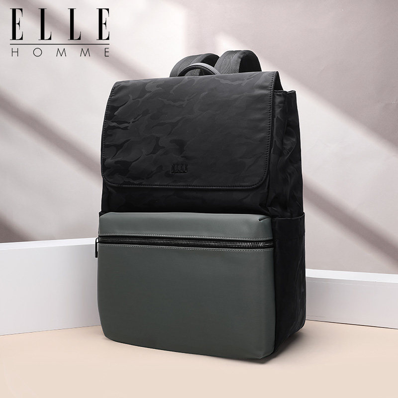 ELLE HOMME双肩包男士欧美时尚大容量旅行背包学生书包16寸电脑包,箱包皮具/热销女包/男包,双肩背包,淘宝优惠券,粉丝福利购,淘宝优惠卷