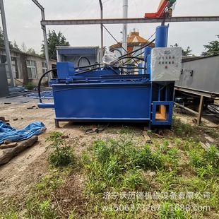 养殖厂秸秆甘蔗尾叶打包机 秸秆颗粒装袋打包机 稻草装袋打包机