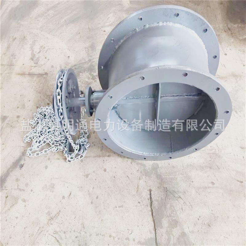 专业生产碳钢拉链式风烟道蝶阀厂家直销06R403-38