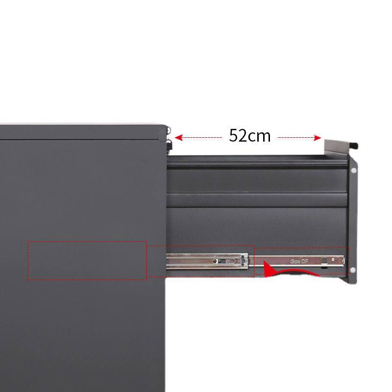 二斗卡箱快挂劳柜钢制三抽四抽办公抽屉式a4文件柜资料档案柜厂家