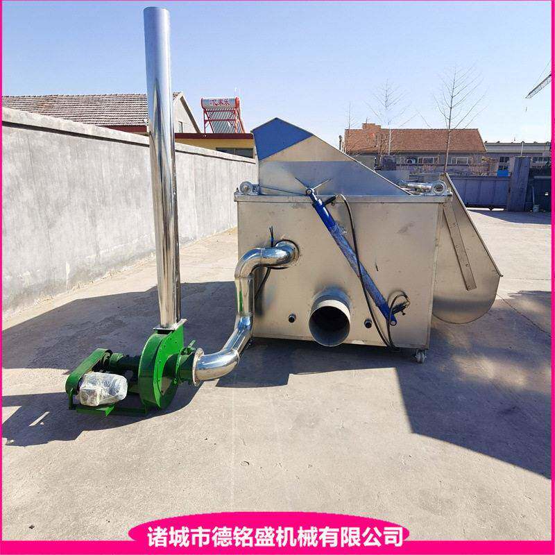 带燃烧管道的鸡肚鸡皮鸡爪子电炸锅 生物虎皮凤爪油炸机