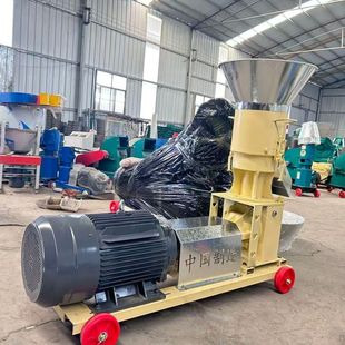 出口轮转饲料颗粒机 牛羊马养殖玉米颗粒饲料机 玉米棒树叶造粒机