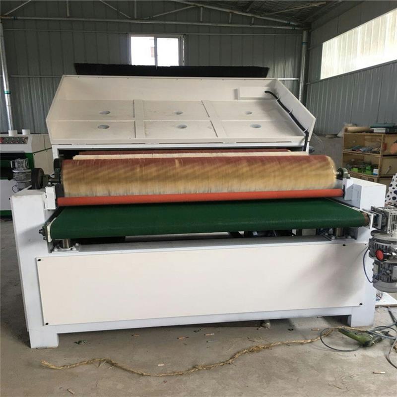 全自动木板毛刺抛光机 600型木工底漆砂光机 家具门板拉丝抛光机