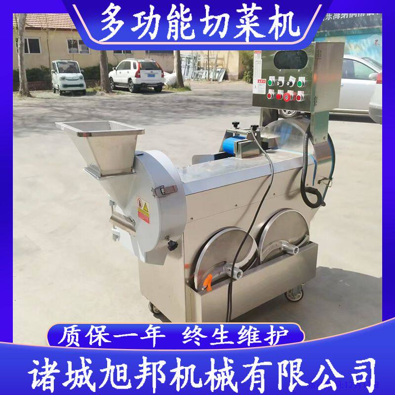 多功能双头切菜机食堂商用蔬菜切片切丝机 不锈钢土豆切菜设备