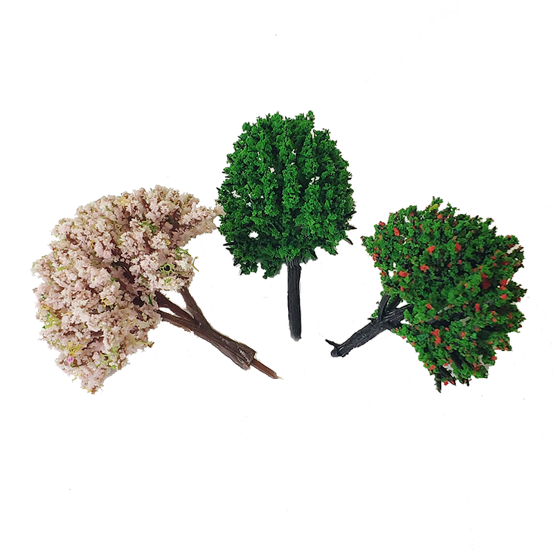 建筑沙盘diy手工制作模型材料场景微景观树模型小树干成品树套装