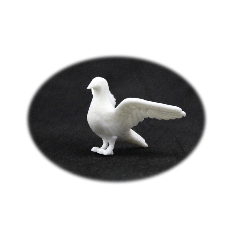 模型材料沙盘建筑模型制作动物模型小鸟老鹰鸽子麻雀场景配景配件