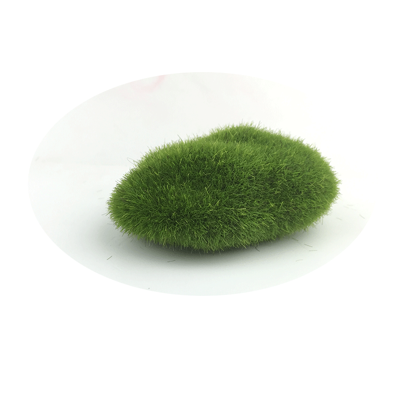 DIY手工沙盘模型微景观装饰苔藓石头植绒石头仿真假石头苔藓草坪