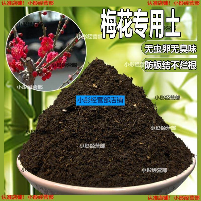 梅花专用土盆栽土壤营养土种花养花专用泥土营养土种植土有机肥料