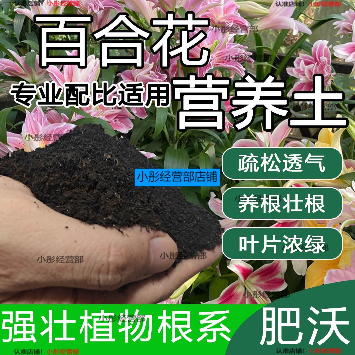 土香水百合花专用营养土营养庭院土壤用品阳台花园养花肥料植物土