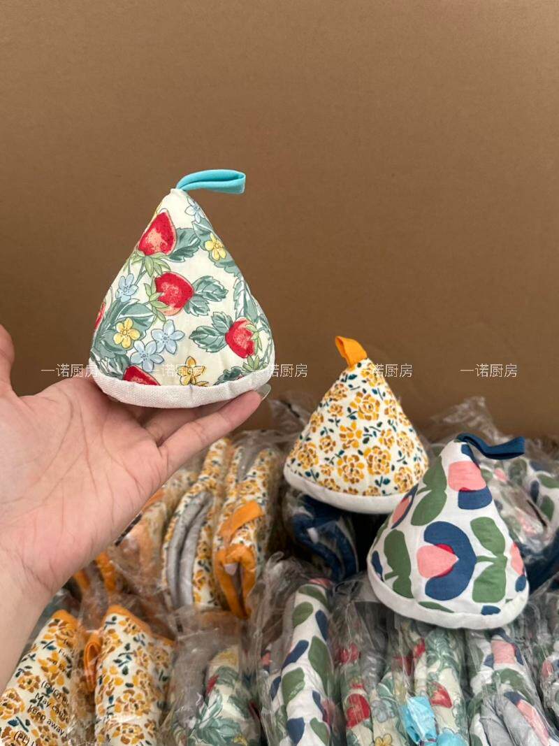 一诺厨房三角珐琅锅锅盖帽厨房铸铁锅把手耐高温砂锅耳朵防烫帽