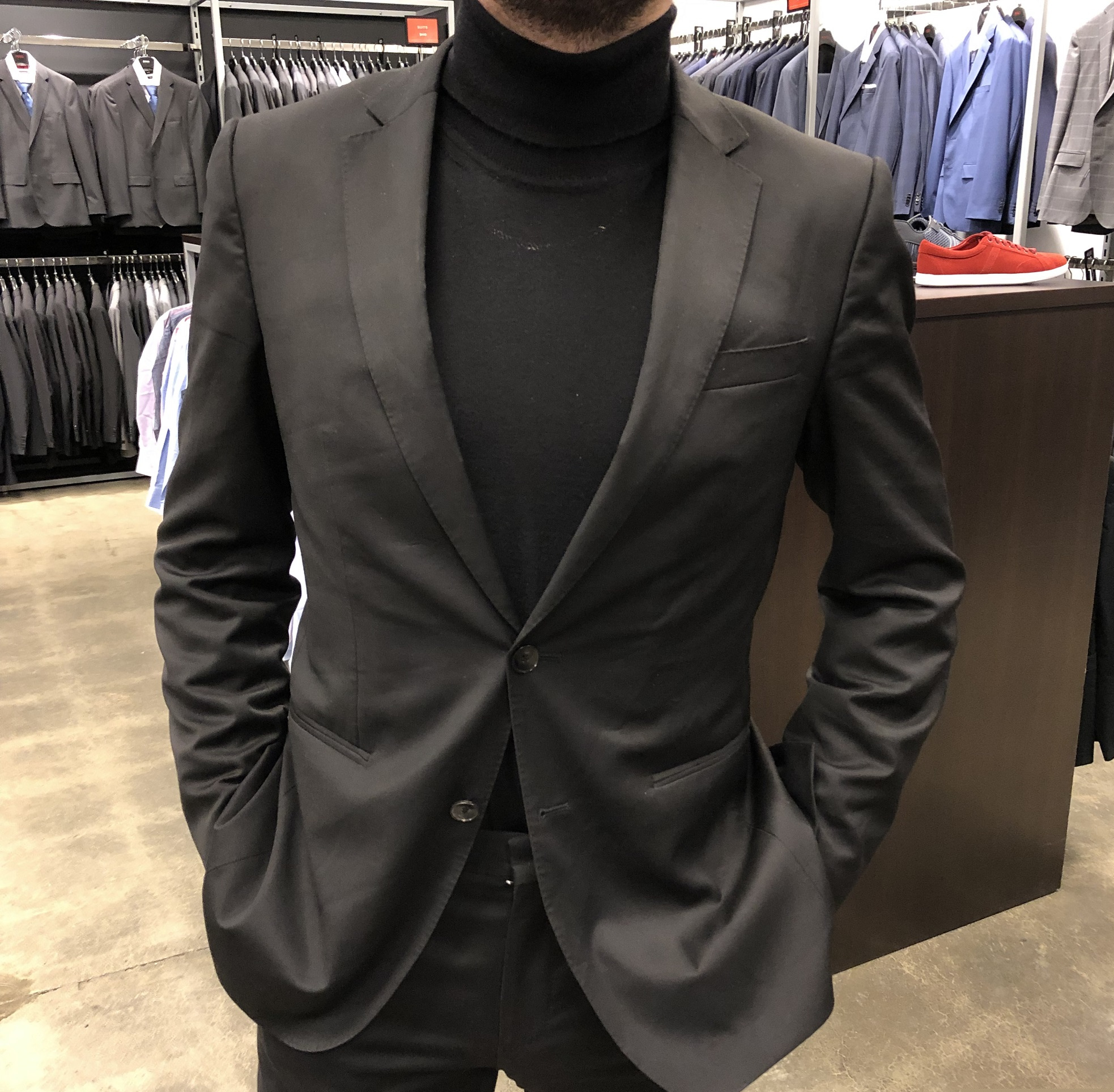 HugoBoss男士正装西服