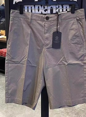 捡漏！瑕疵38码Timberland添柏岚男士宽松灰色直筒五分工装裤子