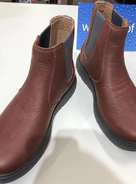 9=42码Clarks其乐unstructured高端增高荔枝纹低帮切尔西靴子鞋子