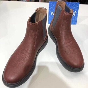 9=42码Clarks其乐unstructured高端增高荔枝纹低帮切尔西靴子鞋子