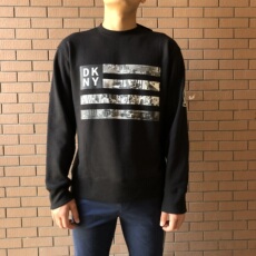 Толстовка 正品dkny/唐可娜儿男款秋冬加绒经典宽松bf街头复古潮流纯色卫衣 3214490 DKNY/bf