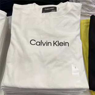 夏季 款 经典 Klein男士 T恤上衣 logo百搭大众通勤字母短袖 Calvin