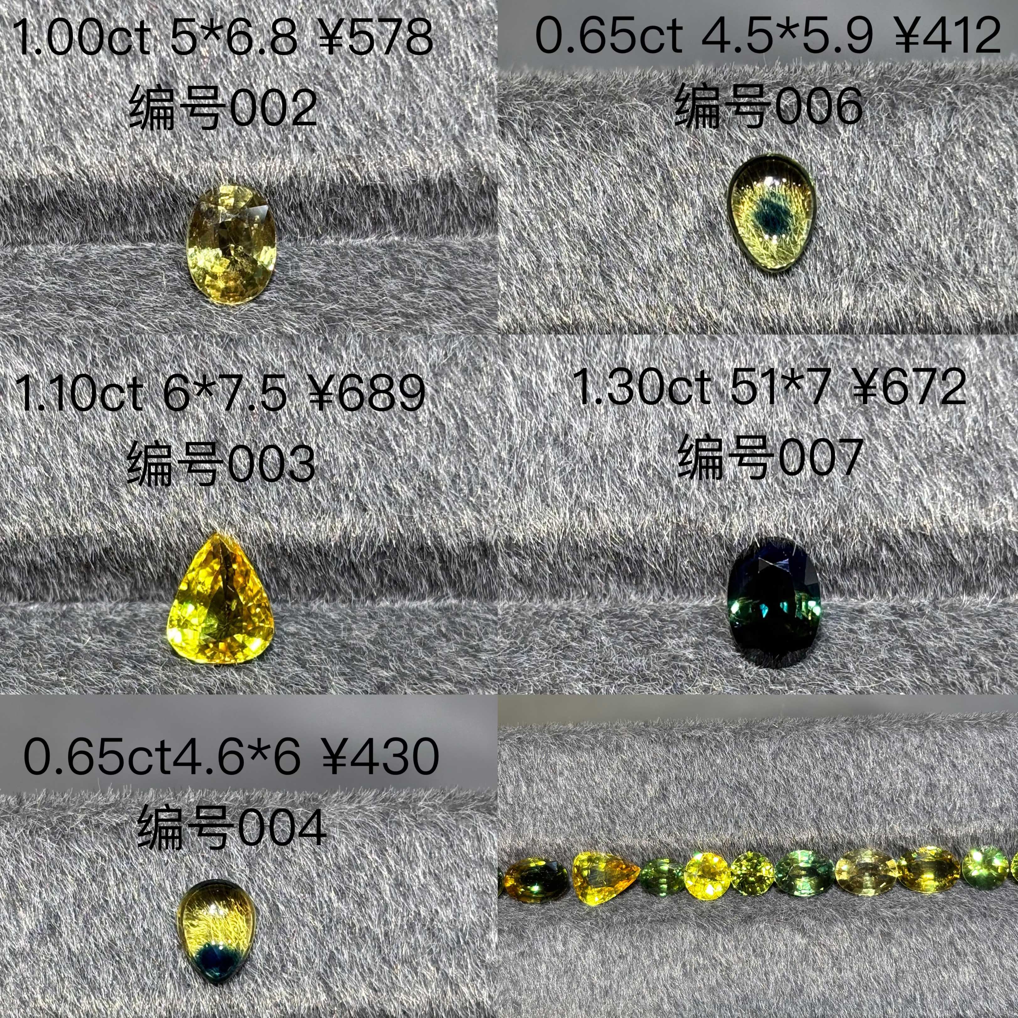 天然Teal色水鸭绿蓝宝石裸石绿色