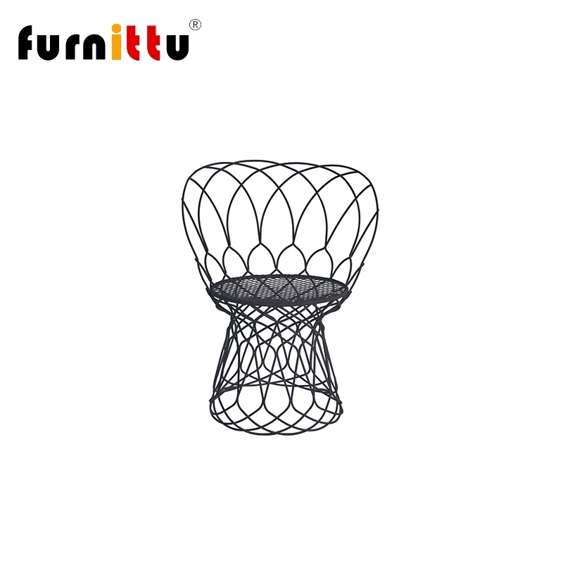 furnittu设计师家具 re-trouve chair户外金属休闲椅 会所椅