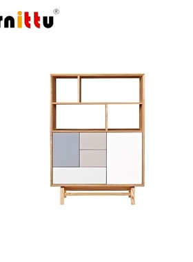 furnittu北欧实木 设计师家具 monterey storage unit书架 置物架