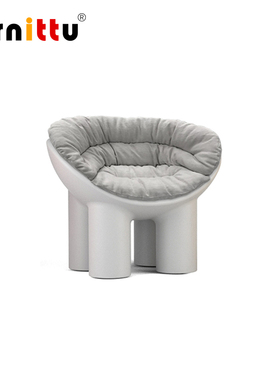 furnittu北欧实木 设计师家具 Roly Poly chair/样板间单人象腿椅