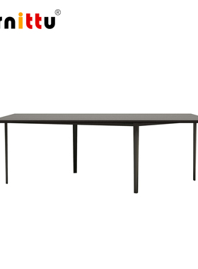 furnittu创意设计师家具北欧艺术实木餐桌书房异形 OPENUP 桌子