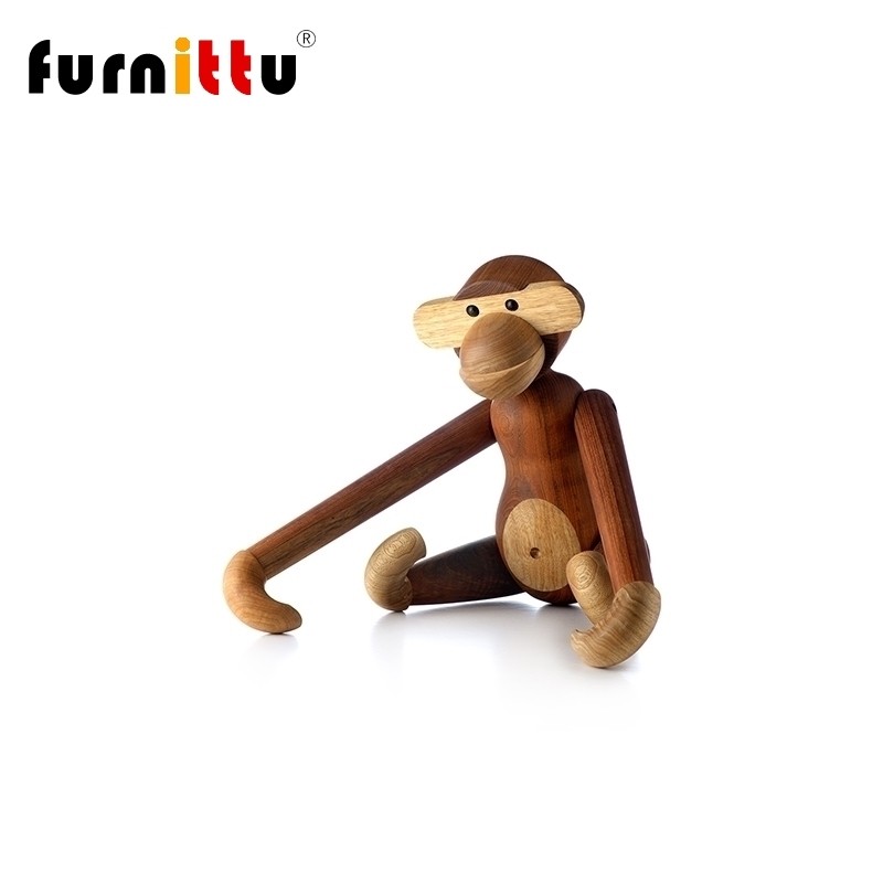 furnittu创意设计师摆件 kay bojesen monkey木偶猴子工艺装饰品
