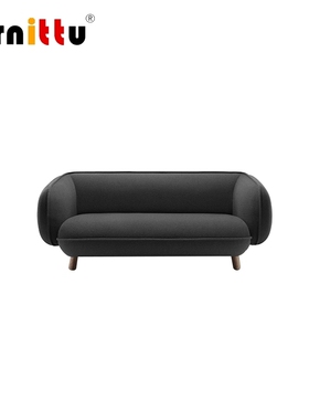 furnittu创意设计师家具 basset seater sofa/ 羊绒布巴塞特沙发